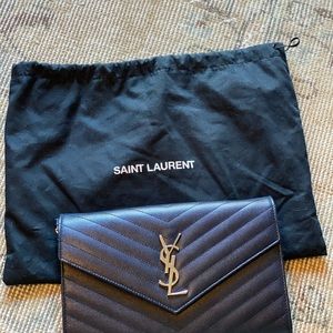YSL MONOGRAM CHAIN WALLET